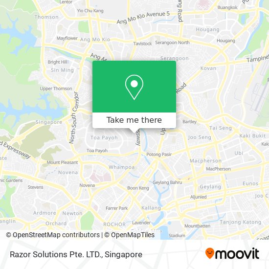 Razor Solutions Pte. LTD. map