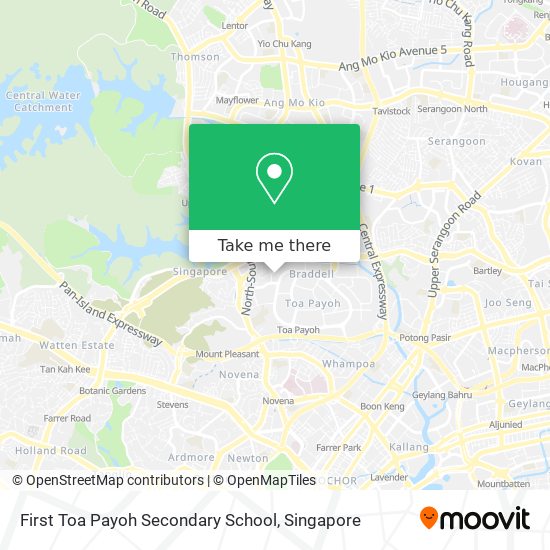 First Toa Payoh Secondary School map