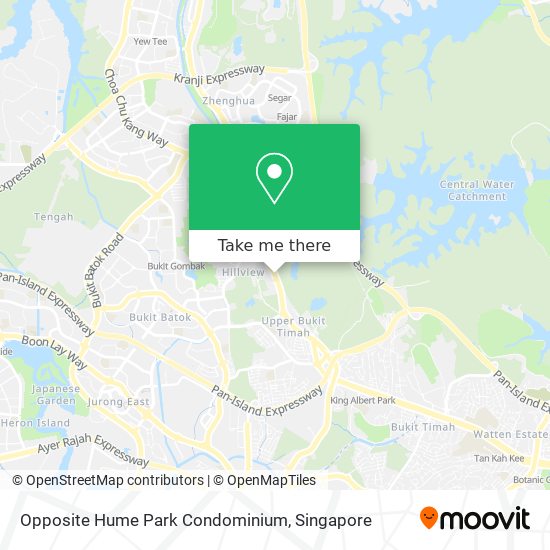 Opposite Hume Park Condominium map