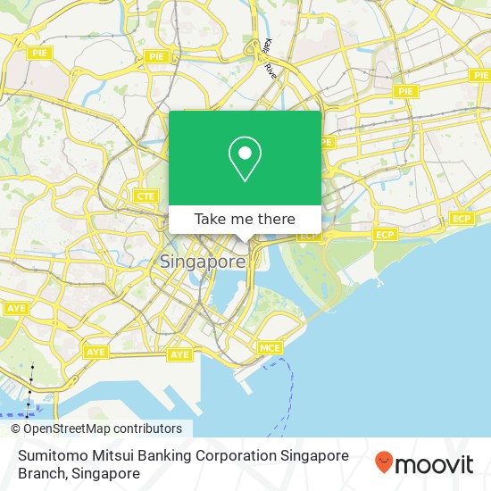 Sumitomo Mitsui Banking Corporation Singapore Branch map