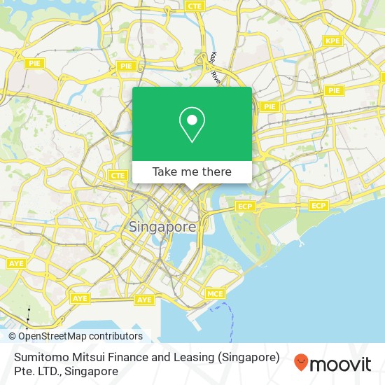 Sumitomo Mitsui Finance and Leasing (Singapore) Pte. LTD. map