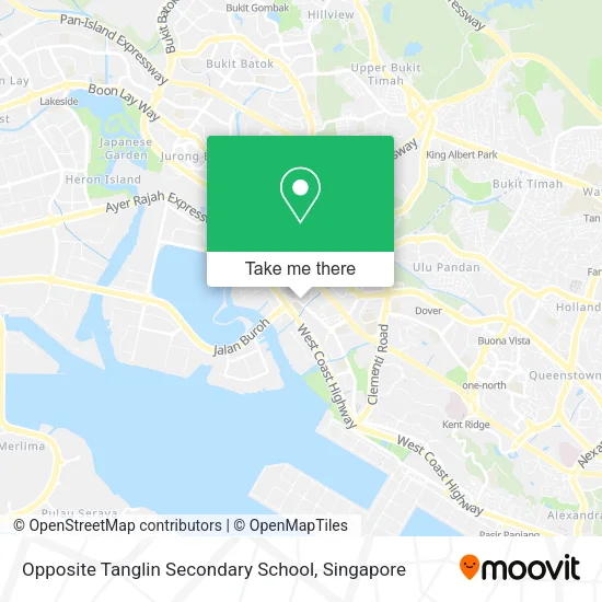 Opposite Tanglin Secondary School map