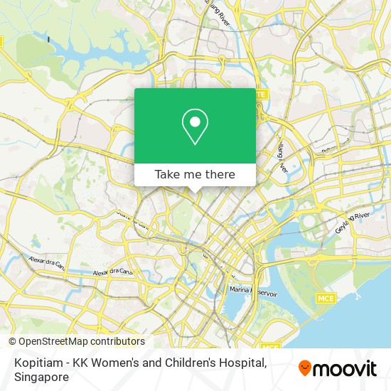 Kopitiam - KK Women's and Children's Hospital地图