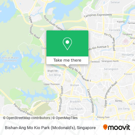 Bishan-Ang Mo Kio Park (Mcdonald's) map