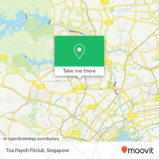 Toa Payoh Fitclub map