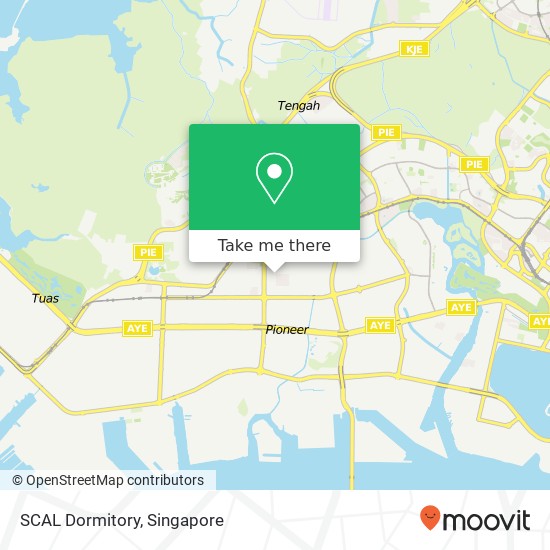 SCAL Dormitory map