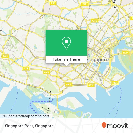 Singapore Post map