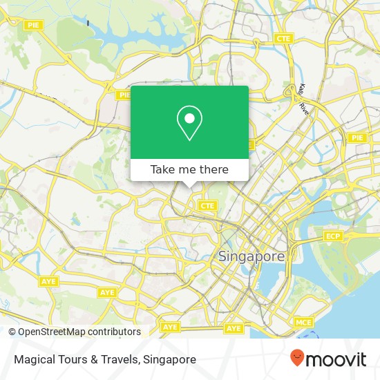 Magical Tours & Travels map