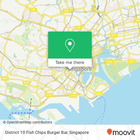 District 10 Fish Chips Burger Bar地图