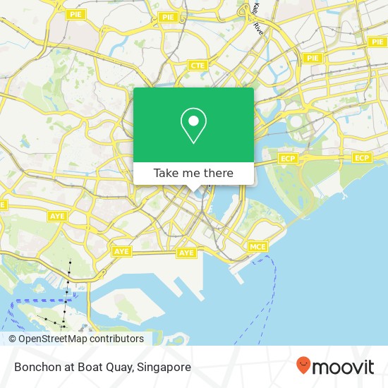 Bonchon at Boat Quay map