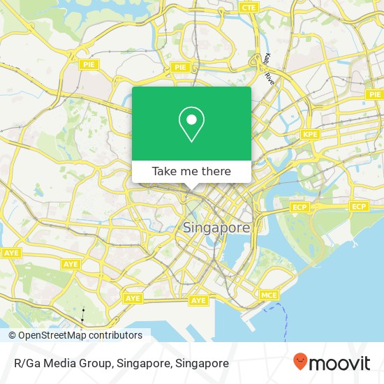 R/Ga Media Group, Singapore map