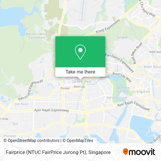 Fairprice (NTUC FairPrice Jurong Pt) map