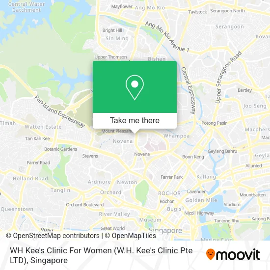 WH Kee's Clinic For Women (W.H. Kee's Clinic Pte LTD)地图