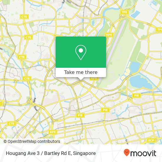 Hougang Ave 3 / Bartley Rd E地图