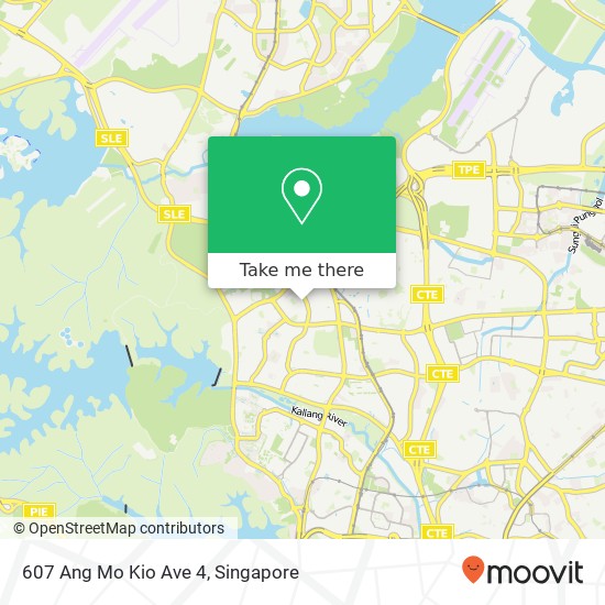 607 Ang Mo Kio Ave 4 map