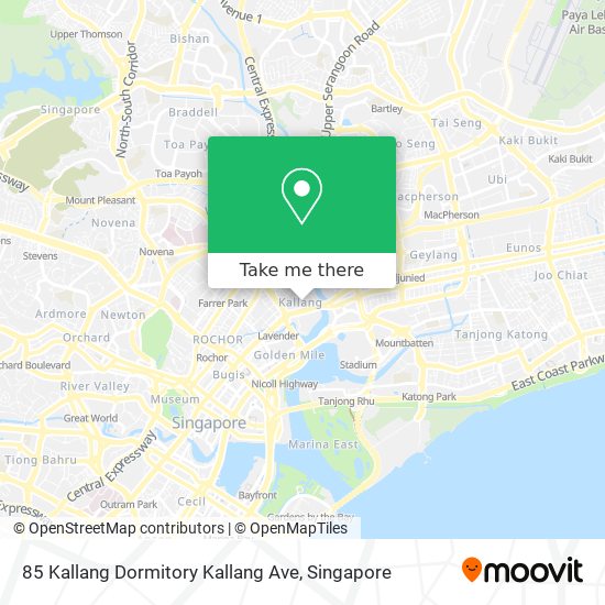 85 Kallang Dormitory Kallang Ave map