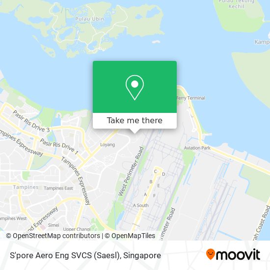 S'pore Aero Eng SVCS (Saesl)地图
