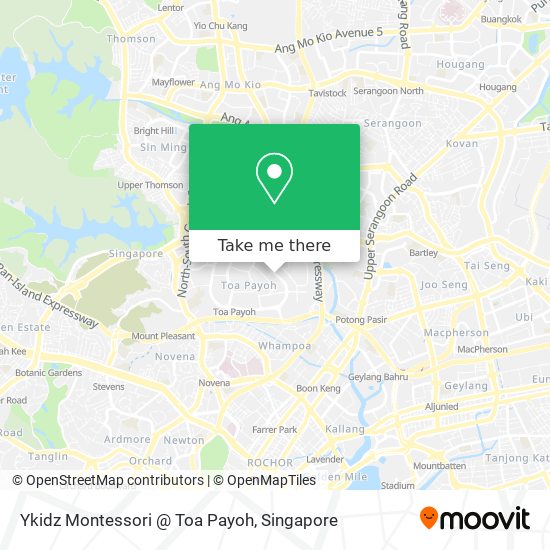 Ykidz Montessori @ Toa Payoh map