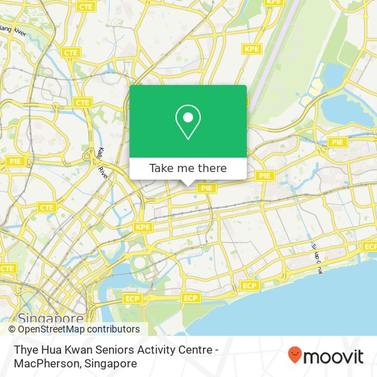 Thye Hua Kwan Seniors Activity Centre - MacPherson map