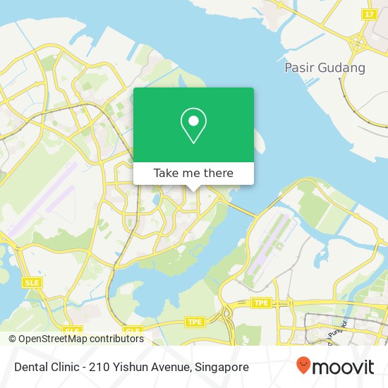 Dental Clinic - 210 Yishun Avenue map
