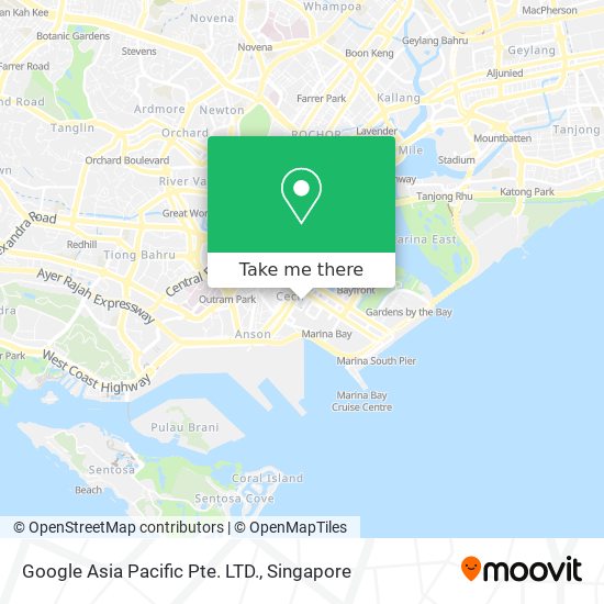 Google Asia Pacific Pte. LTD. map