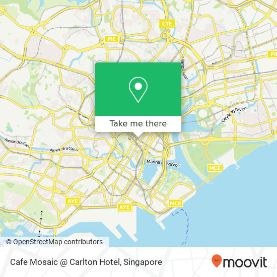 Cafe Mosaic @ Carlton Hotel map