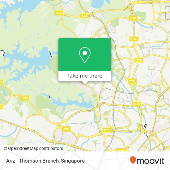 Anz - Thomson Branch地图
