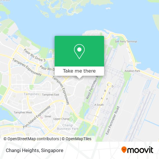 Changi Heights map