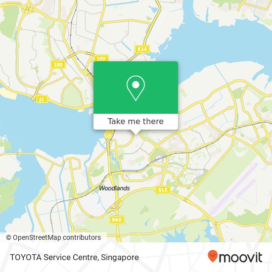 TOYOTA Service Centre map