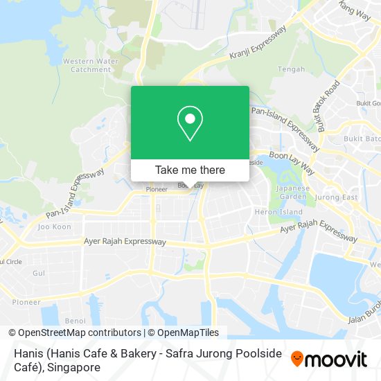 Hanis (Hanis Cafe & Bakery - Safra Jurong Poolside Café) map