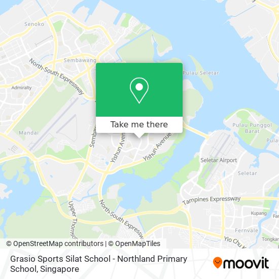 Grasio Sports Silat School - Northland Primary School map