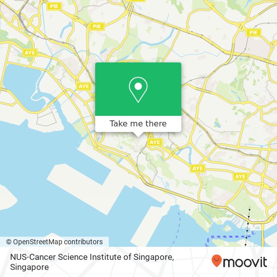 NUS-Cancer Science Institute of Singapore map
