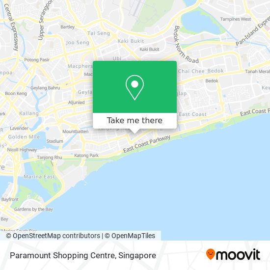 Paramount Shopping Centre map