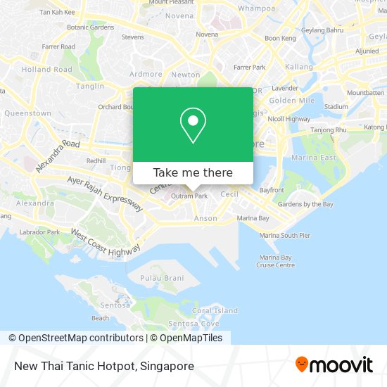 New Thai Tanic Hotpot map
