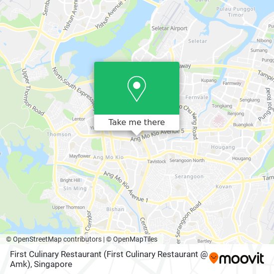First Culinary Restaurant map