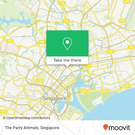 The Party Animals map