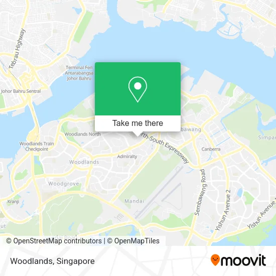 Woodlands map
