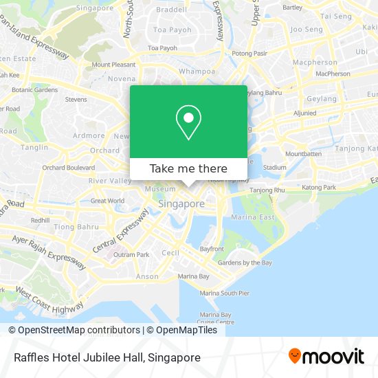 Raffles Hotel Jubilee Hall map