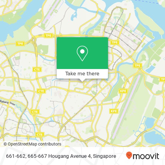 661-662, 665-667 Hougang Avenue 4地图