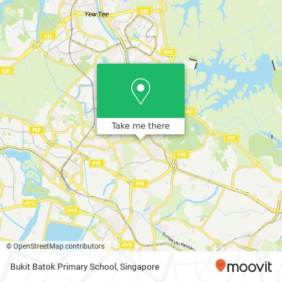 Bukit Batok Primary School map
