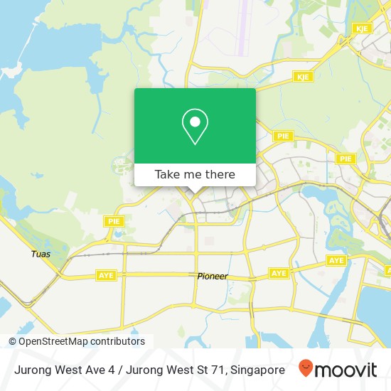 Jurong West Ave 4 / Jurong West St 71地图