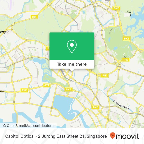 Capitol Optical - 2 Jurong East Street 21地图