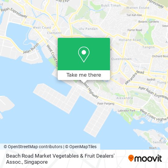 Beach Road Market Vegetables & Fruit Dealers' Assoc. map
