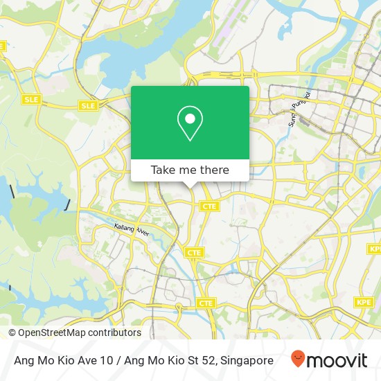 Ang Mo Kio Ave 10 / Ang Mo Kio St 52地图