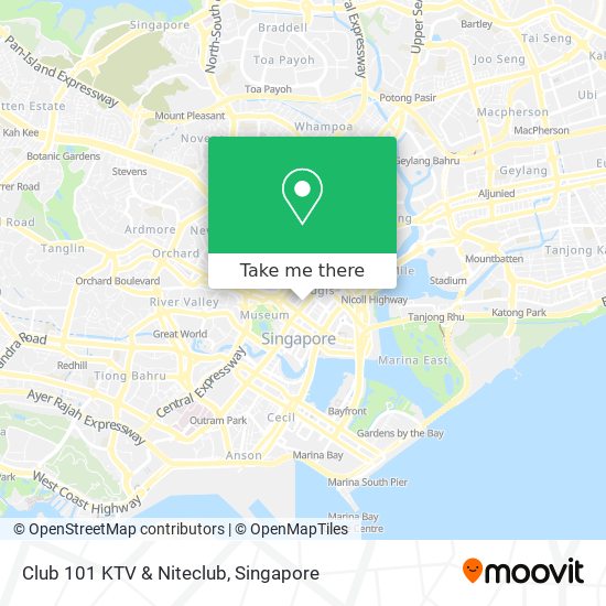 Club 101 KTV & Niteclub map