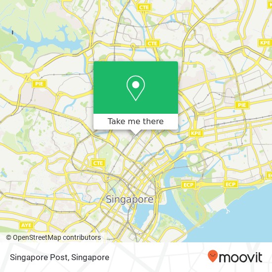 Singapore Post map