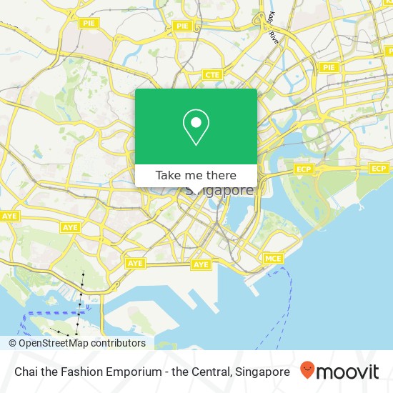 Chai the Fashion Emporium - the Central map