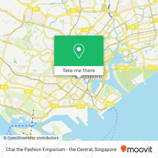 Chai the Fashion Emporium - the Central地图