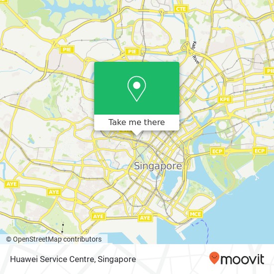 Huawei Service Centre map