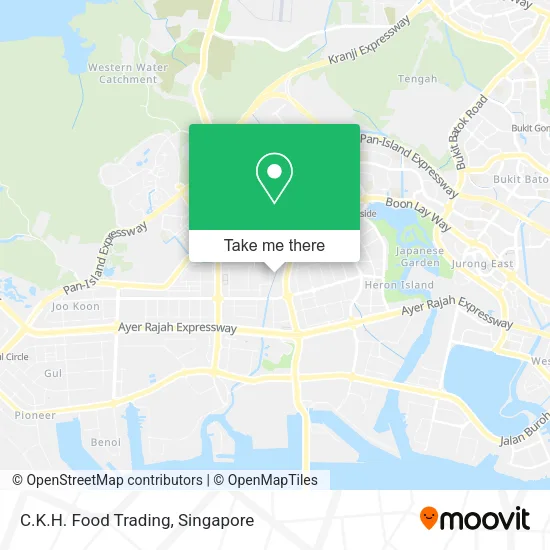 C.K.H. Food Trading map